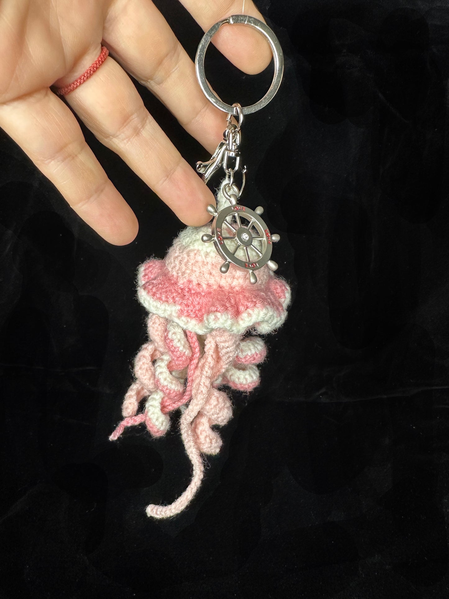 Adorable Crochet Jellyfish – Keychain & Bag Charm