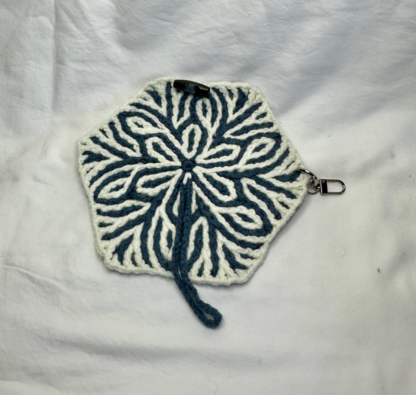 Handmade Crochet Sunglasses Case, Eyeglass Holder Pouch with Clip, Boho Crochet Accessories, Unique Gift for Her