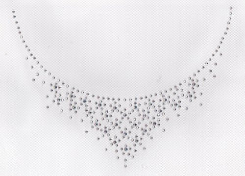 Small V Neckline -- 7 3/4" W * 5 3/4" H Available in 2 Colors