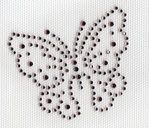 Butterfly Iron On Hot Fix Rhinestone Transfer