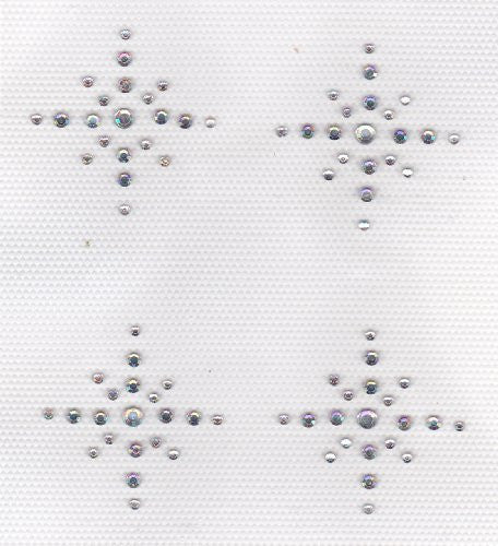 4 Small Snow Flakes 1 1/2" * 1 1/2" Available in 2 Colors