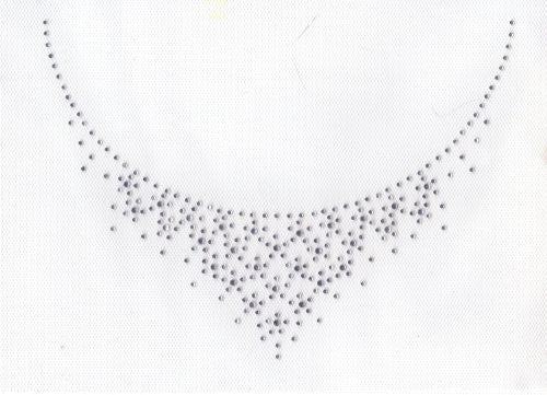 Small V Neckline -- 7 3/4" W * 5 3/4" H Available in 2 Colors