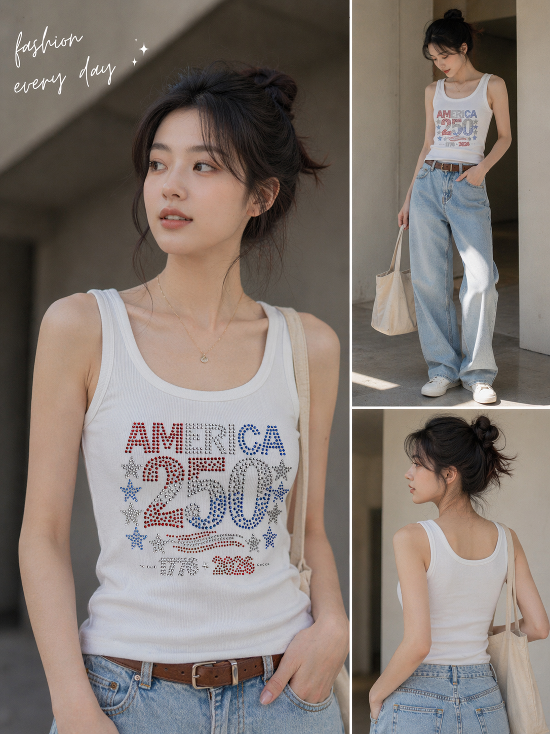 America 250 Rhinestone Transfer, 400+ Bling Rhinestones Heat Transfer, Patriotic Iron On Design, Fourth of July Shirt Design, 1776-2026 USA