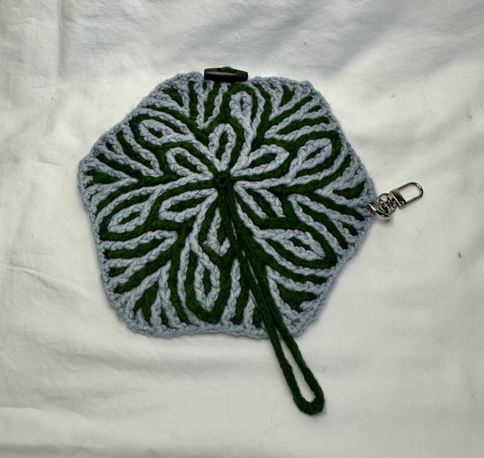 Handmade Crochet Sunglasses Case, Eyeglass Holder Pouch with Clip, Boho Crochet Accessories, Unique Gift for Her