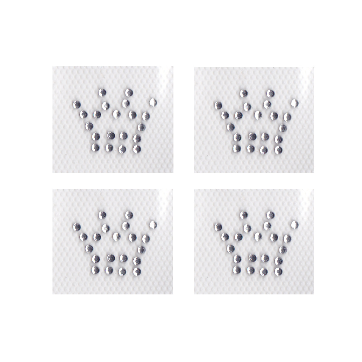 4 mini crowns -- 0.75" x 0.75" Available in 5 Colors