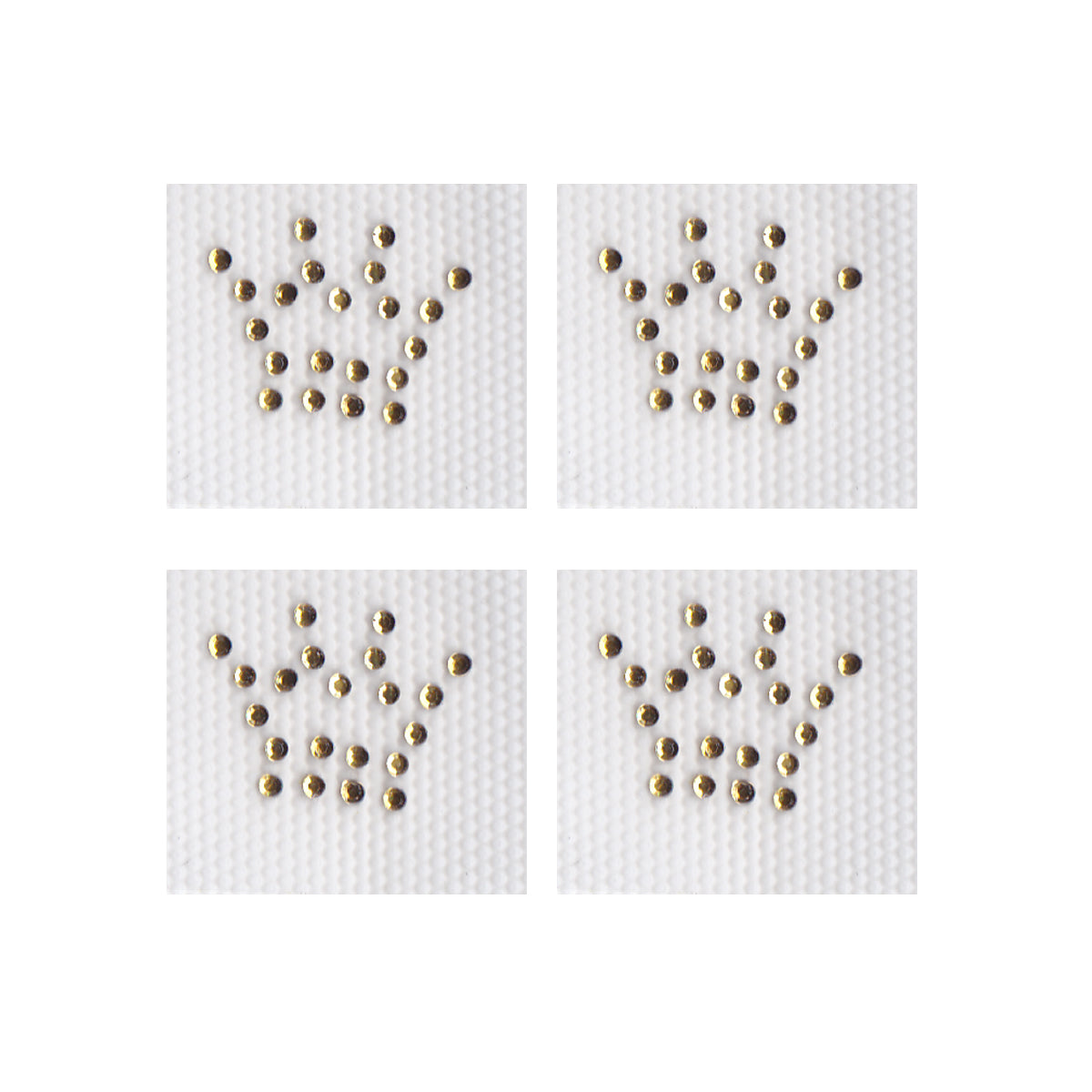 4 mini crowns -- 0.75" x 0.75" Available in 5 Colors