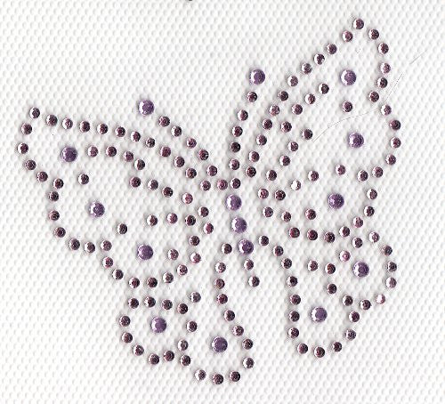 Butterfly Iron On Hot Fix Rhinestone Transfer
