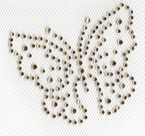 Butterfly Iron On Hot Fix Rhinestone Transfer