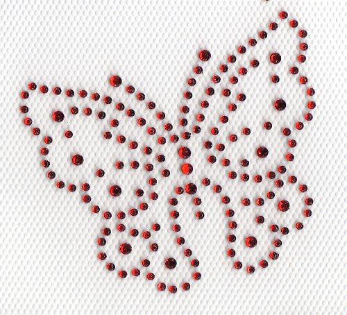 Butterfly Iron On Hot Fix Rhinestone Transfer