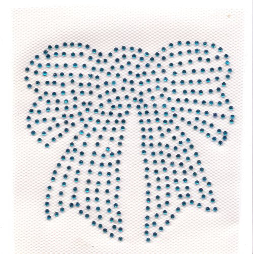 Bow Iron On Hot Fix Transfer Rhinestone